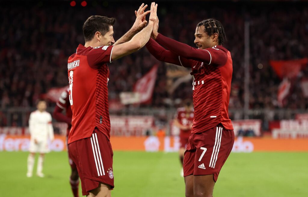 Robert Lewandowski und Serge Gnabry
