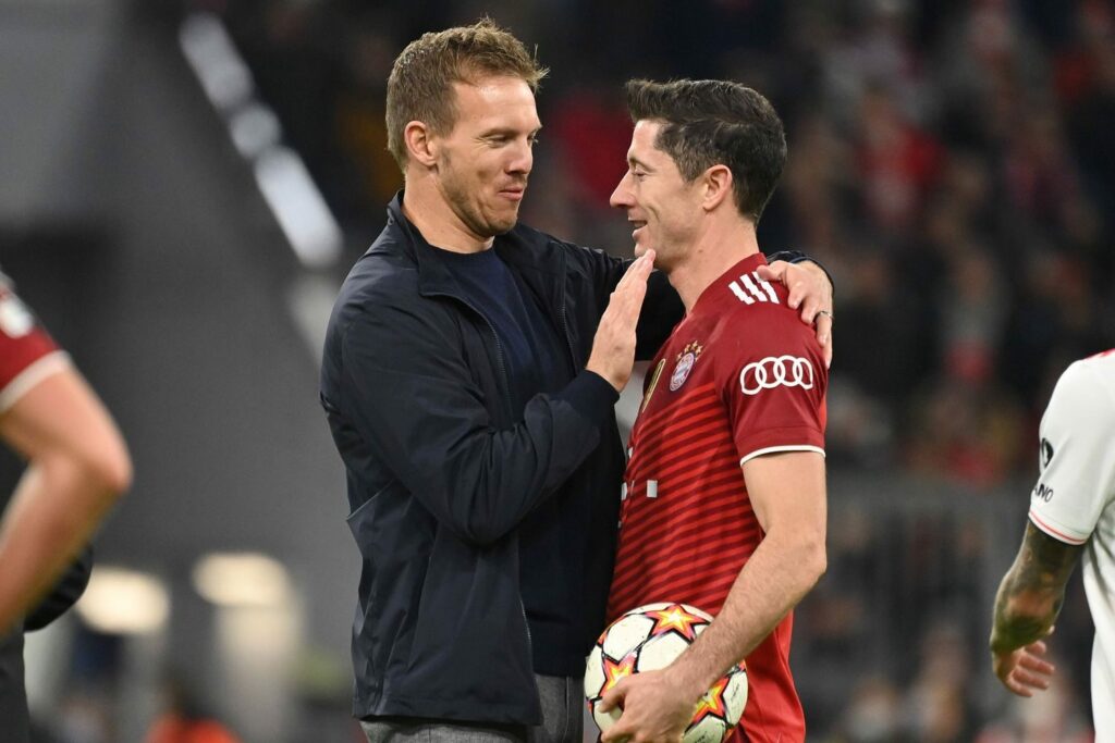 Julian Nagelsmann und Robert Lewandowski