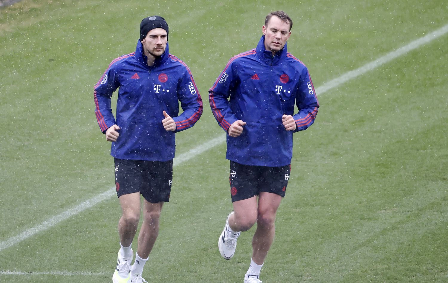 Leon Goretzka und Manuel Neuer