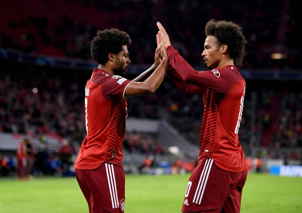 Leroy Sane und Serge Gnabry