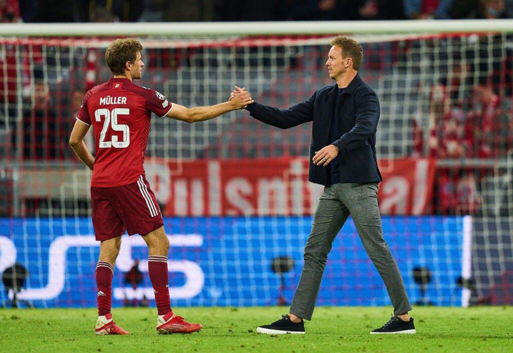 Thomas Müller und Julian Nagelsmann