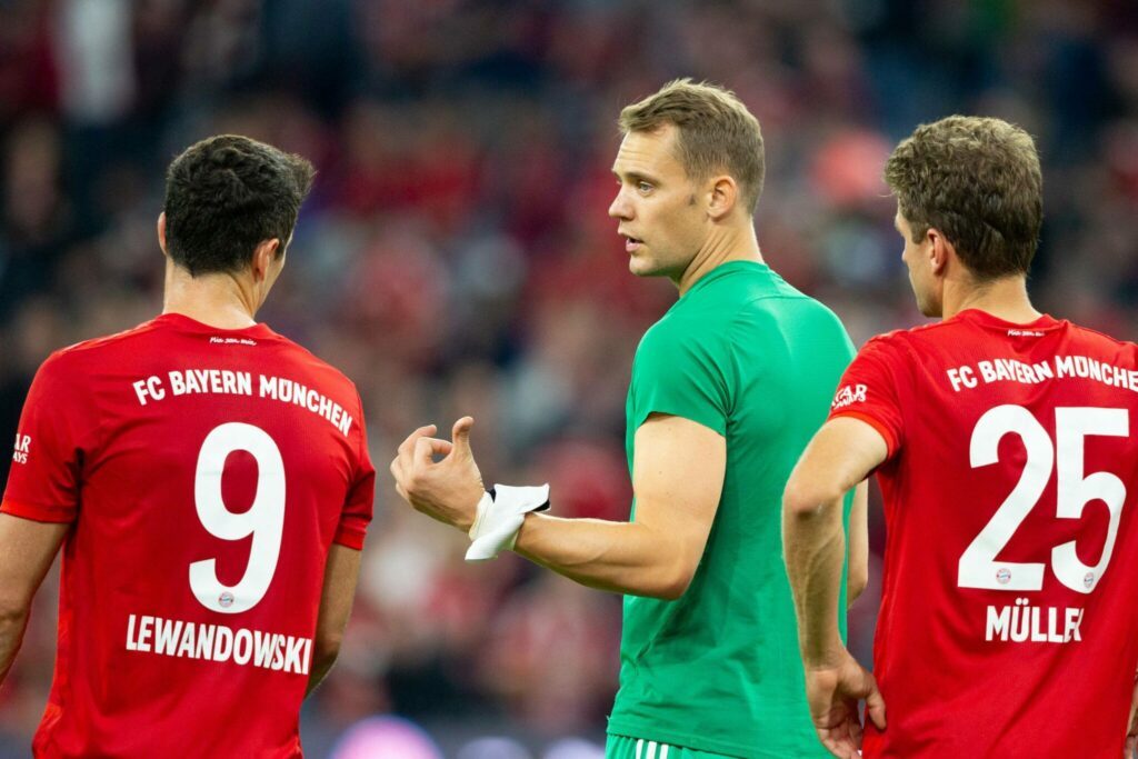 Lewandowski, Muller, Neuer