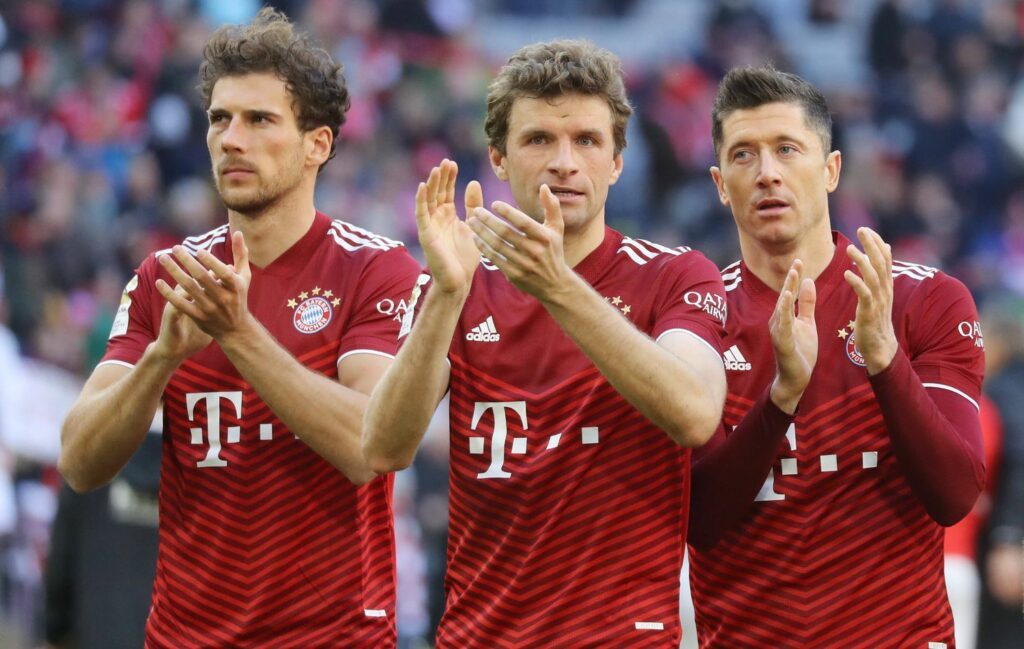 Goretzka, Muller, Lewandowski