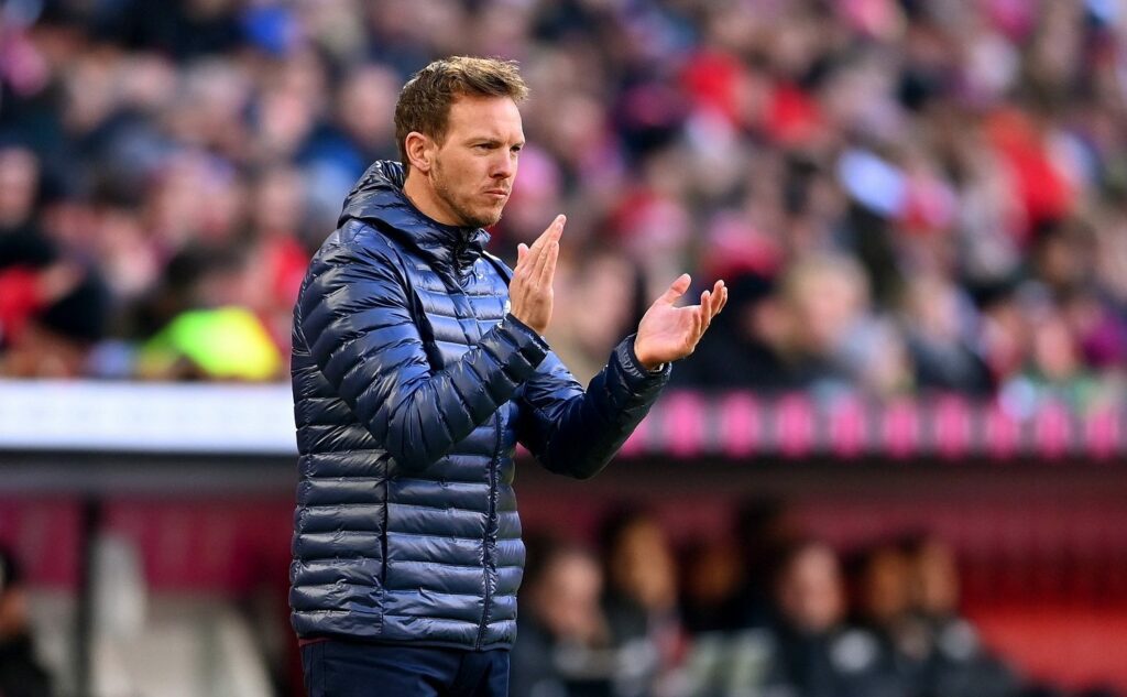 Nagelsmann Cheering Bayern Munich