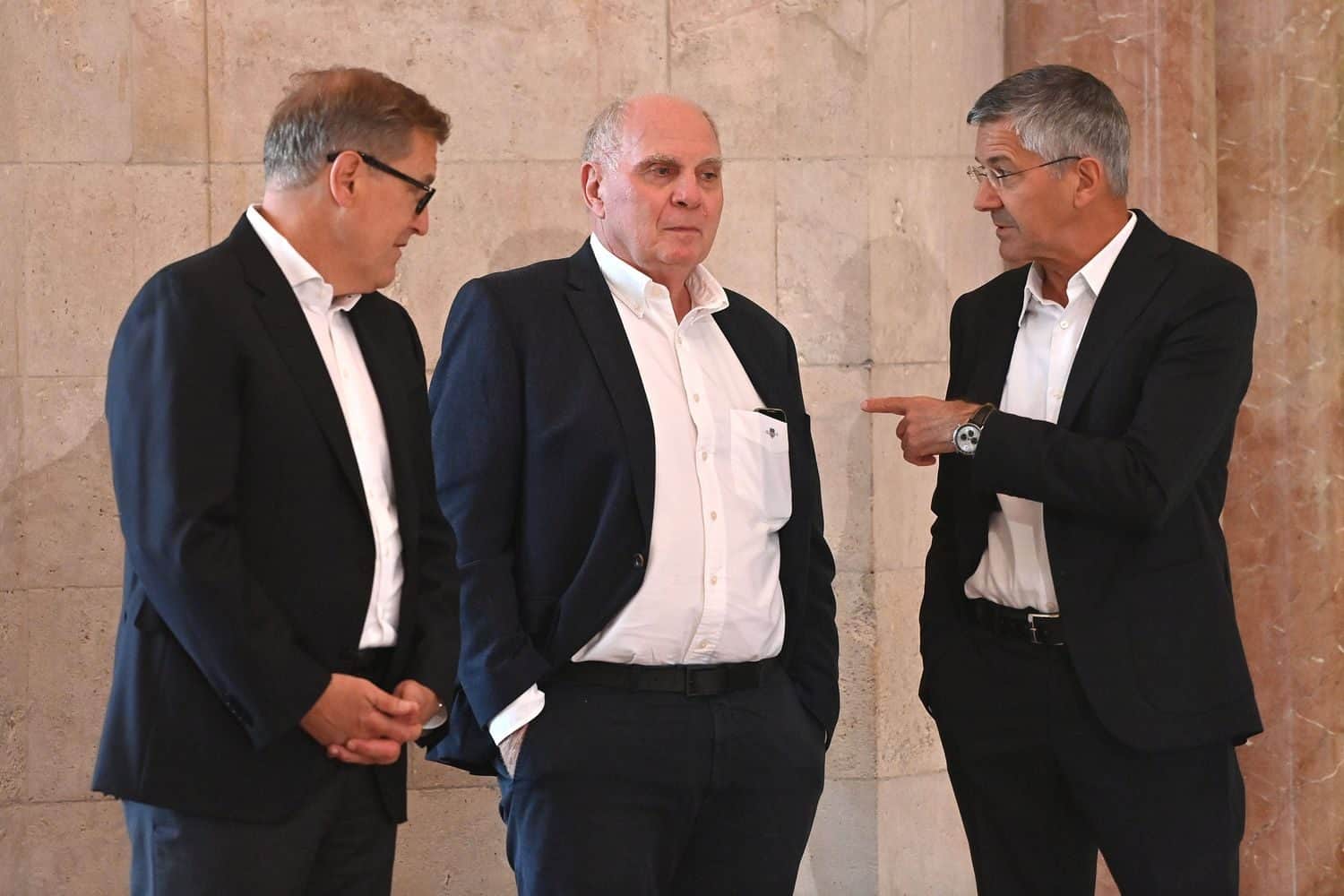 imago1066248149 Uli Hoeneß, Jan-Christian Dreesen, Herbert Hainer