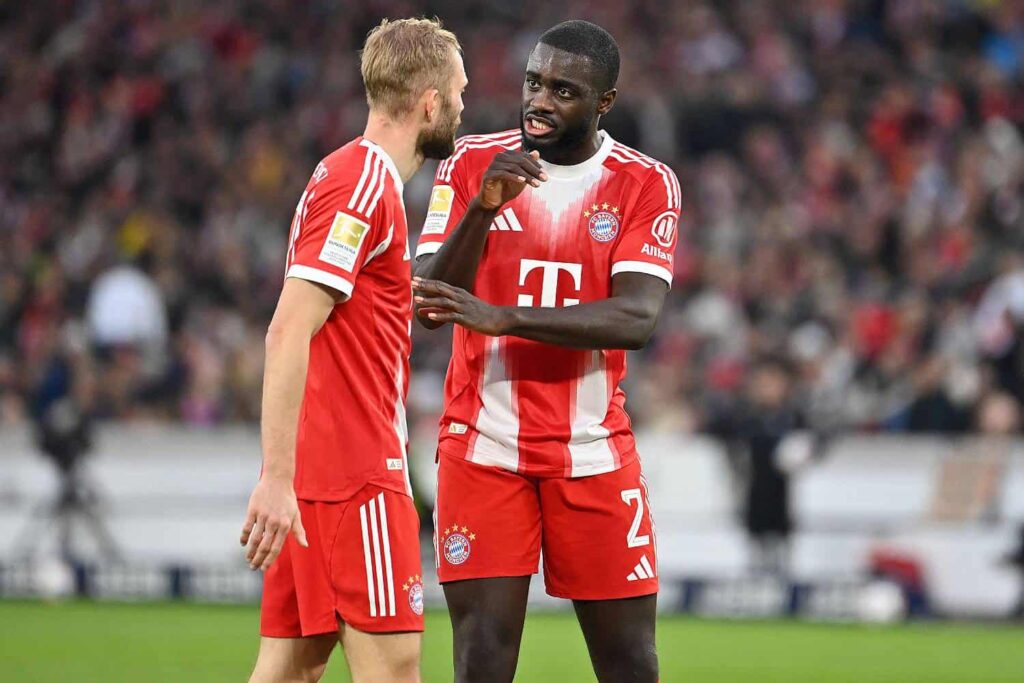 Konrad Laimer and Dayot Upamecano