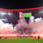 Bayern fans pyro show