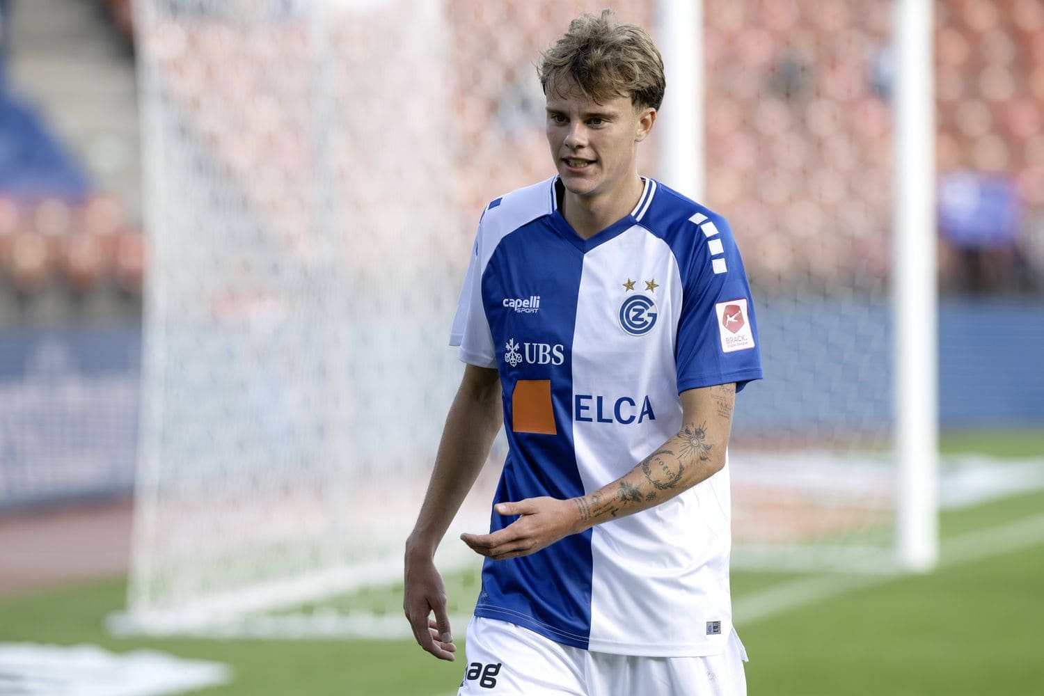 Jonathan Asp Jensen, GC, Grasshopper Club Zürich - FC Lausanne Super League, Fussball, 14.09.2025 *** Jonathan Asp Jense Jonathan Asp Jensen