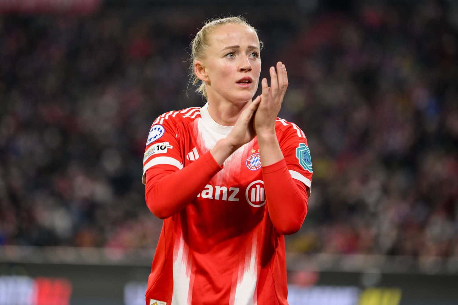 Fußball, UEFA Womens Champions League, 20251112, FC Bayern München - Arsenal WFC Lea Schüller