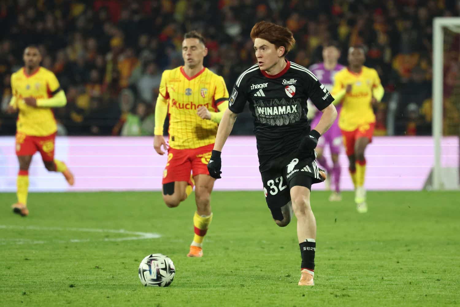 FOOTBALL : RC Lens vs RC Strasbourg - Ligue 1 J13 - 22/11/2025 Valentín Barco