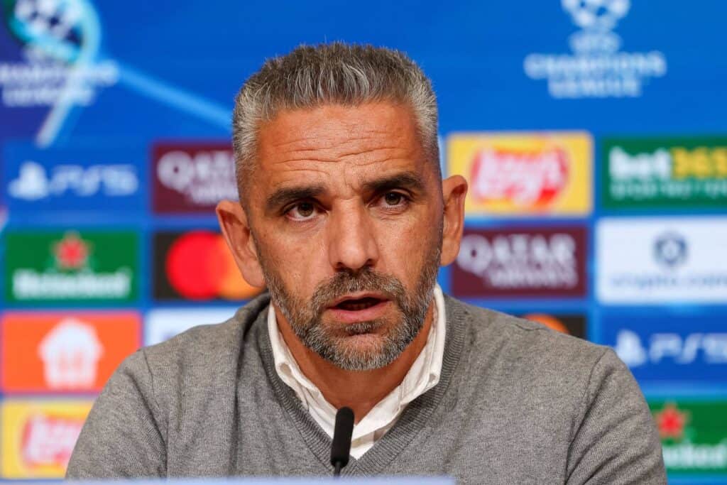 GER, Internationale Pressekonferenz, Sporting Lissabon, Fussball, UEFA Champions League, Liga-Phase, 6. Spieltag, Saison 2025/2026, 08.12.2025 Rui Borges