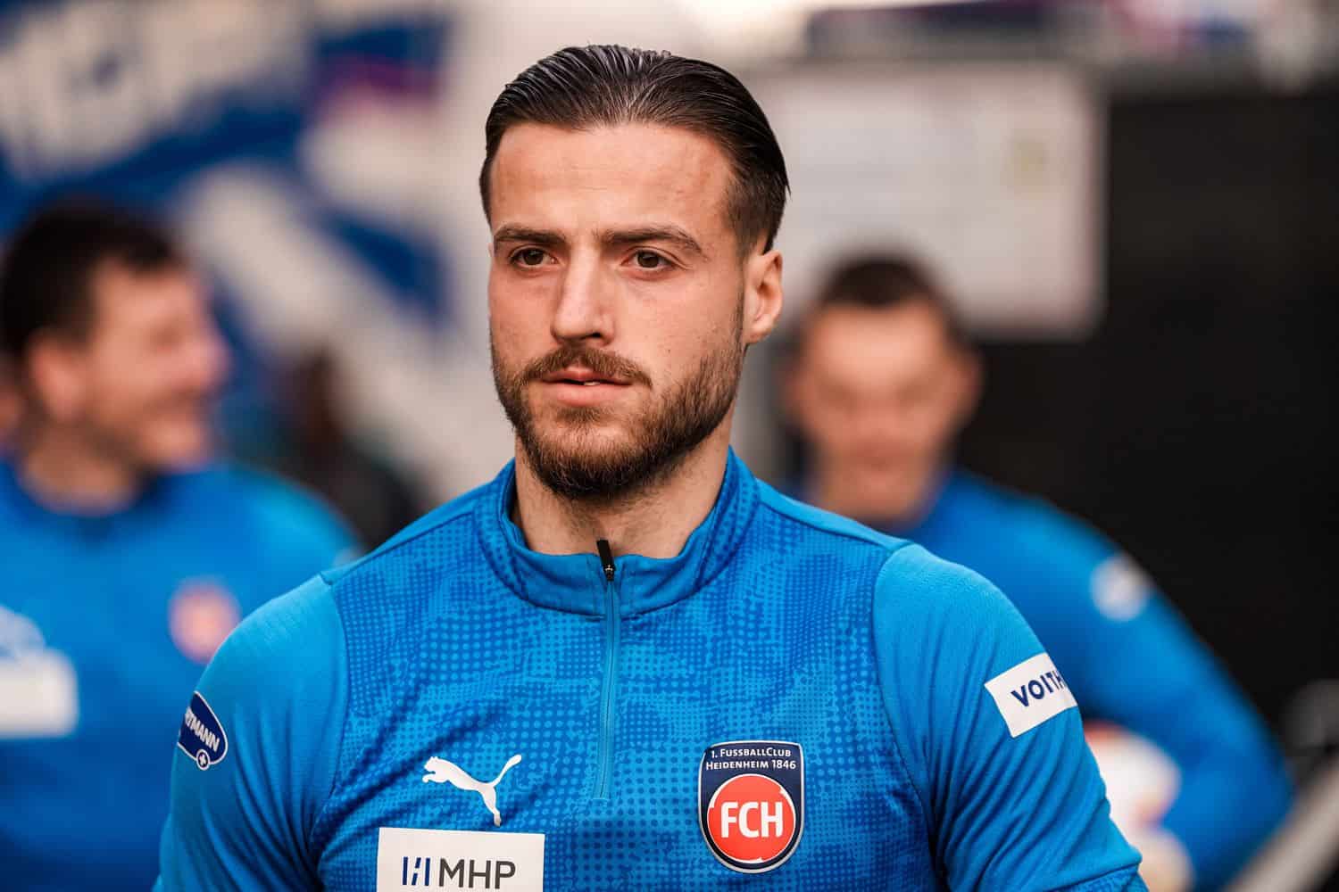 Deutschland: Fußball Bundesliga 2025/26, 14. Spieltag FC St. Pauli vs 1. FC Heidenheim 1846 Millerntor-Stadion (Hamburg) Diant Ramaj