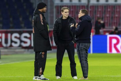 Vincent Kompany, Max Eberl, Christoph Freund