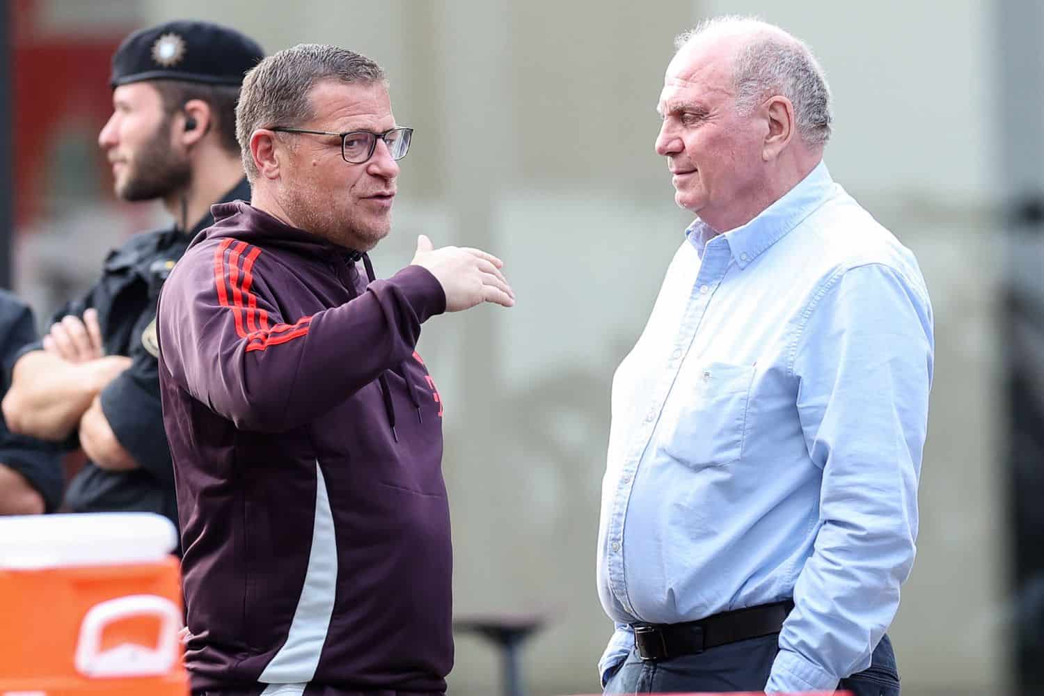 Max Eberl and Uli Hoeneß Max Eberl and Uli Hoeneß