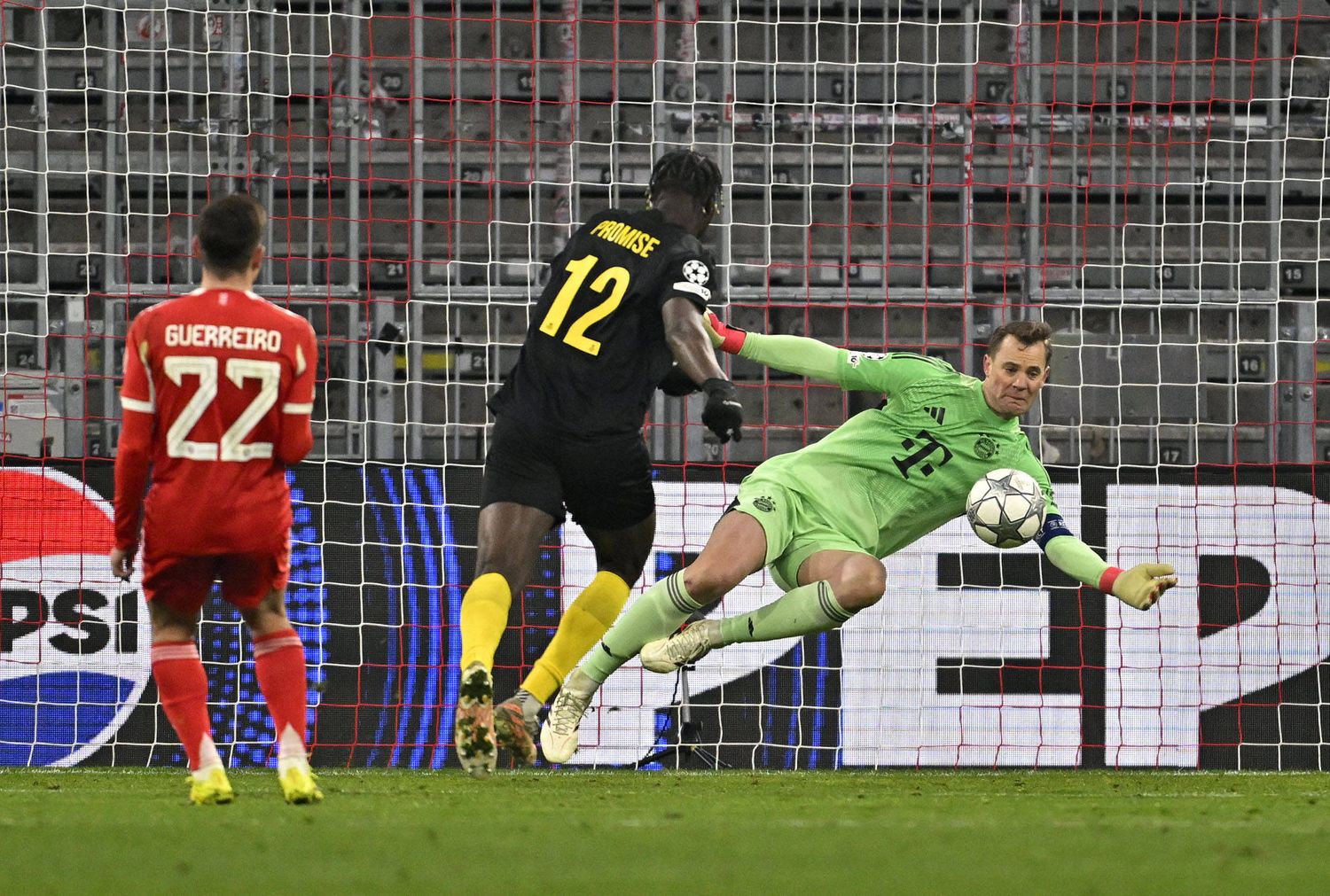 21.01.2026, Championsleague, FCB - Gilloise Bayern vs. Saint-Gilloise