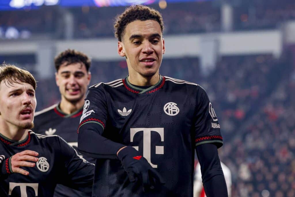 PSV Eindhoven v FC Bayern Munchen - UEFA Champions League 2025/26 League Phase MD8 Jamal Musiala