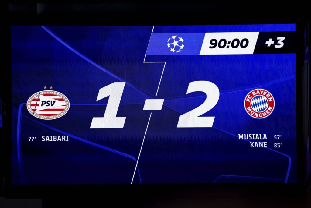 PSV Eindhoven vs FC Bayern