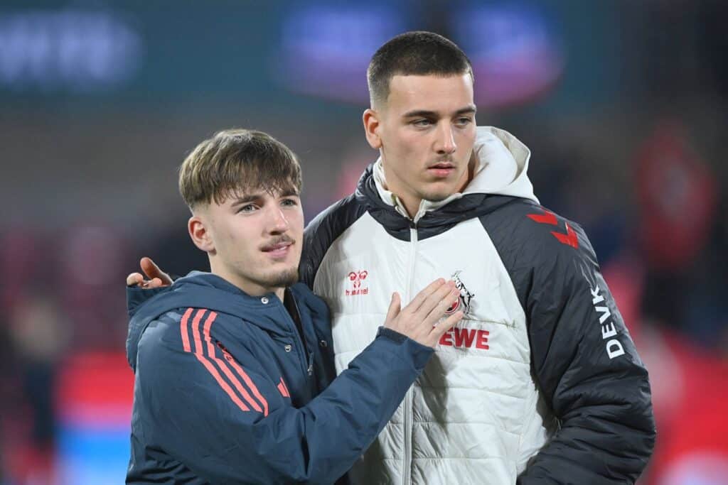 Fussball 1. Bundesliga/ 1. FC Koeln - FC Bayern Muenchen 1-3 Said El Mala, Lennart Karl