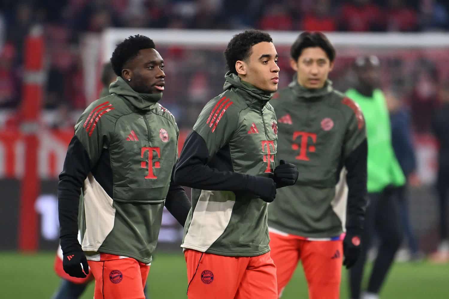 Fussball Champions League
FC Bayern Muenchen - Royale Union Saint-Gilloise 2-0 Jamal Musiala, Alphonso Davies