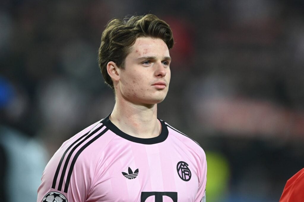 Fussball Champions League / PSV Eindhoven - FC Bayern Muenchen 1-2 Jonas Urbig