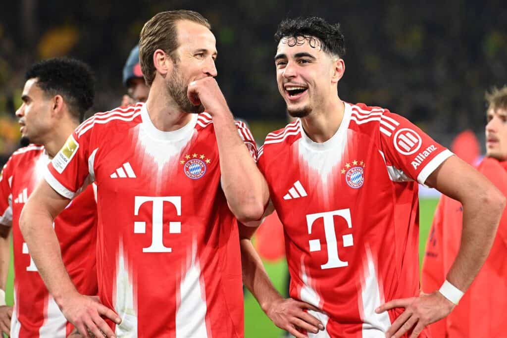 Harry Kane and Aleksandar Pavlovic