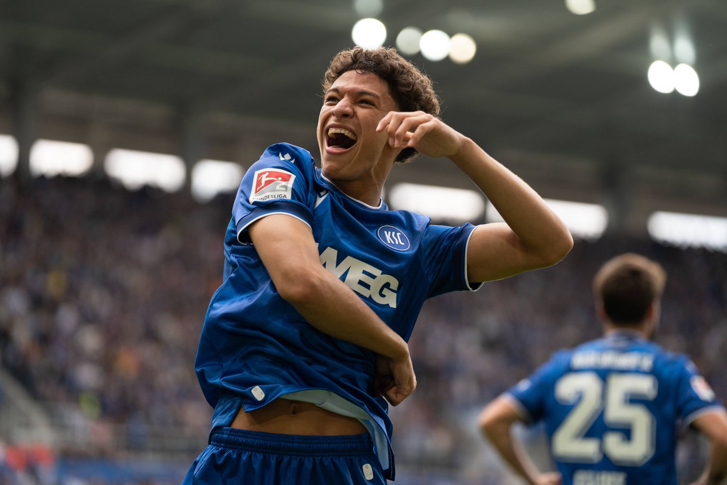 Fussball 2.Bundesliga, Karlsruher SC - Preußen Münster Louey Ben Farhat