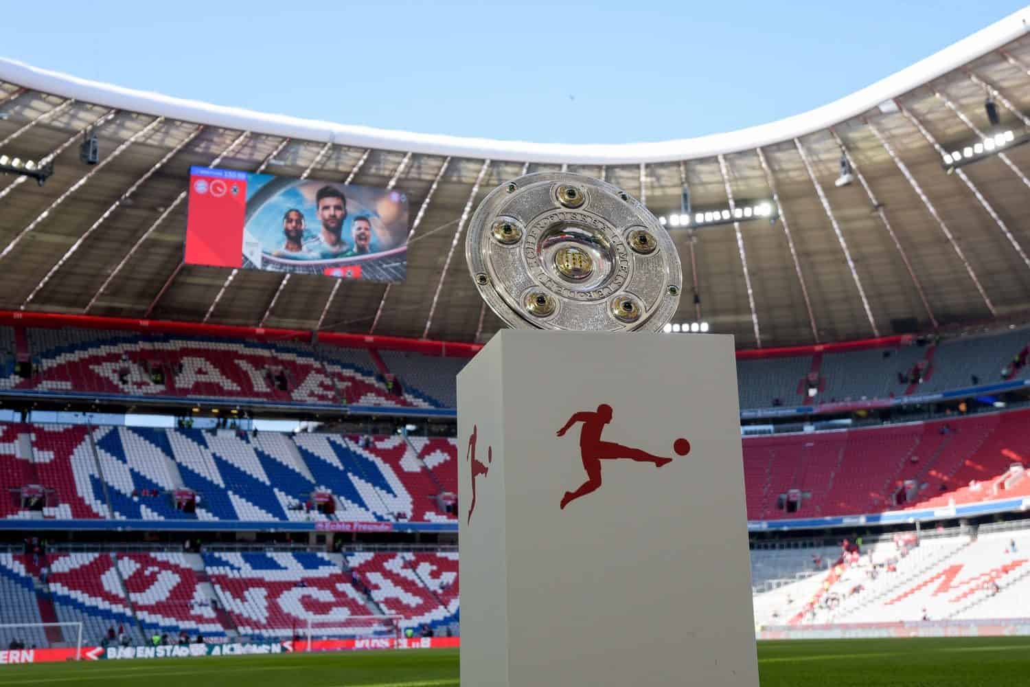 Allianz Arena championship trophy