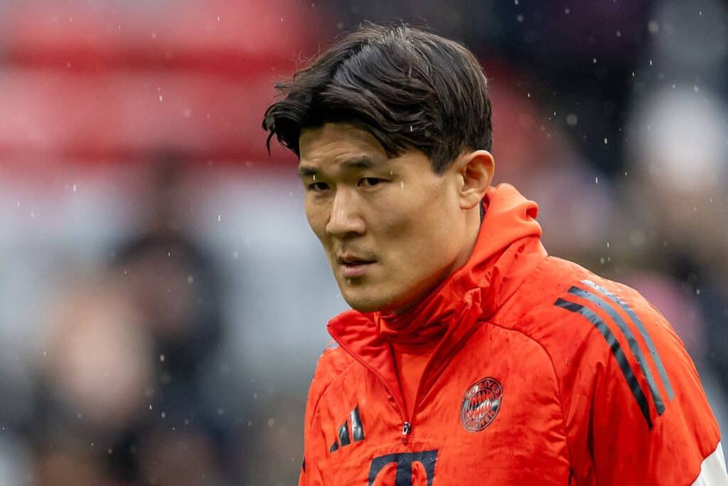 GER, FC Bayern Muenchen vs. SG Eintracht Frankfurt, Fussball, Bundesliga, 23. Spieltag, Spielzeit 2025/2026, 21.02.2026. Minjae Kim