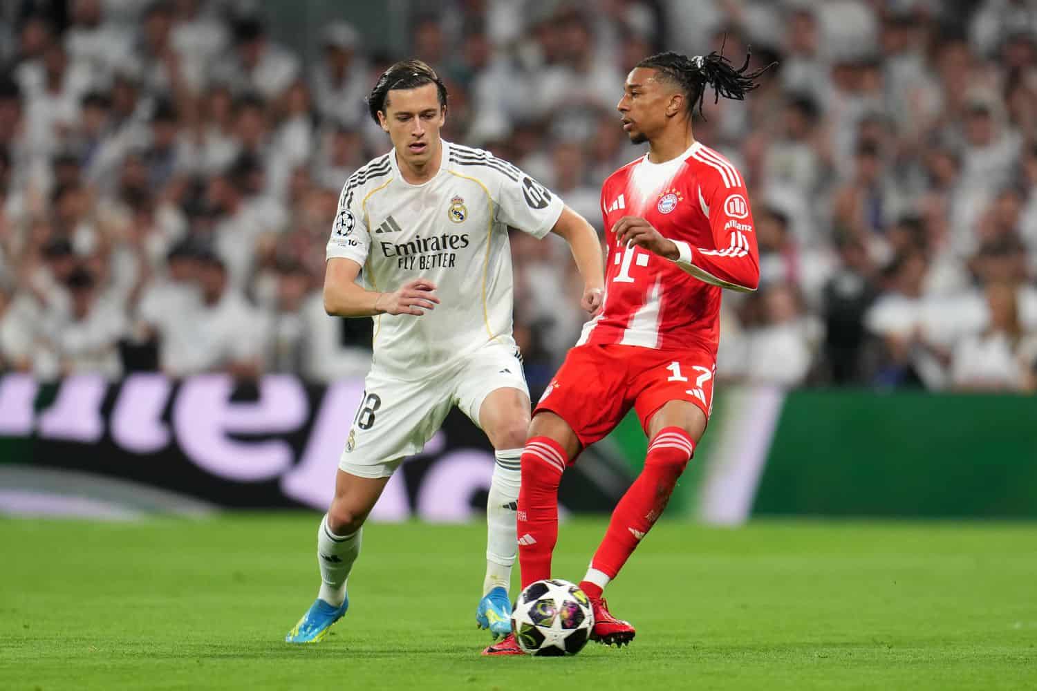 Real Madrid CF v FC Bayern München - UEFA Champions League 2025/26 Quarter-Final First Leg Real vs. Bayern