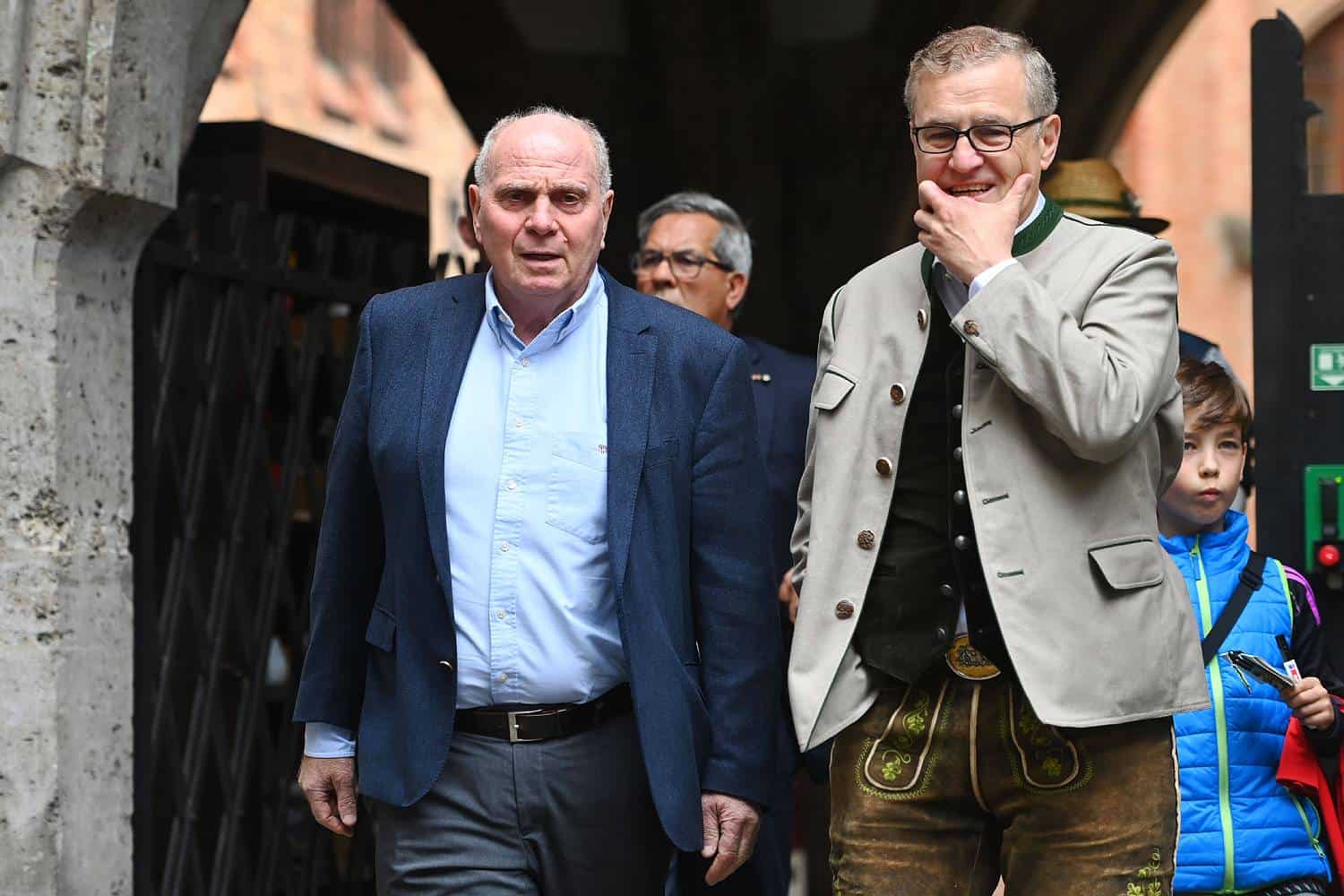 Uli Hoeneß and Jan-Christian Dreesen