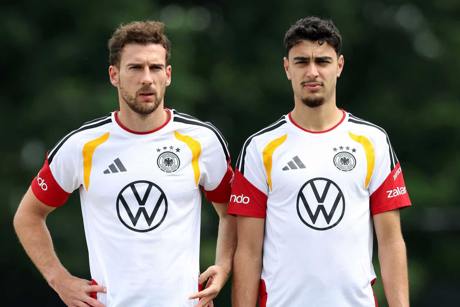 Germany Training Session - FIFA World Cup 2026 Aleksandar Pavlovic, Leon Goretzka