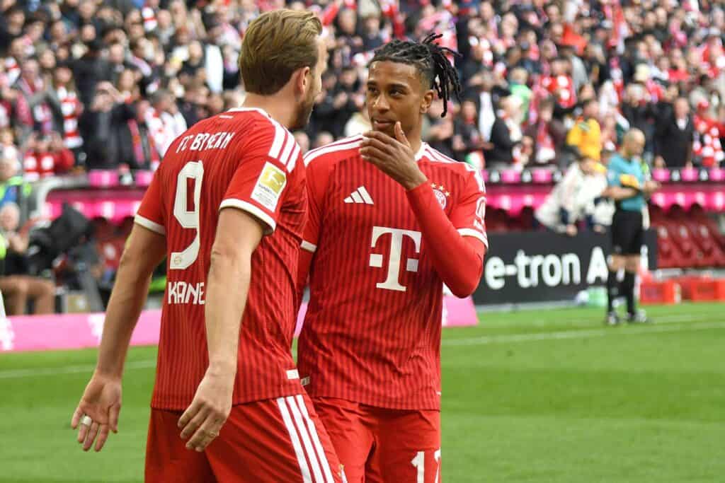 Harry Kane and Michael Olise