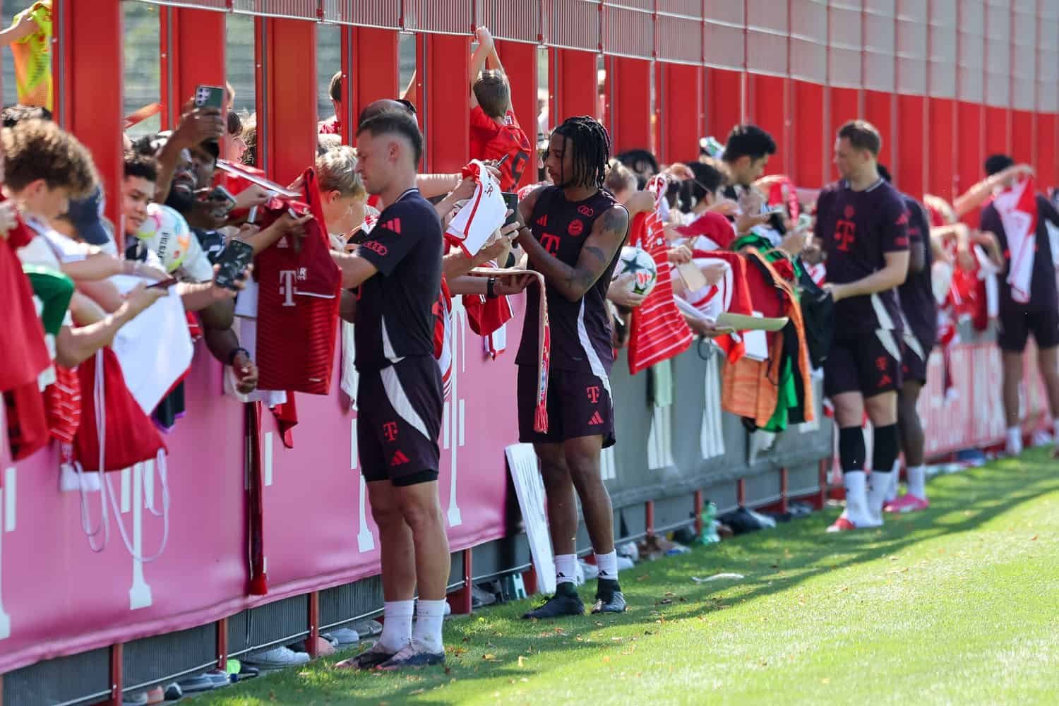 FC Bayern Training Session with Fans