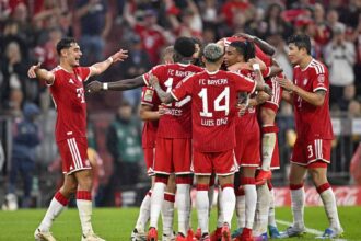 Aleksandar Pavlovic, Konrad Laimer, Alphonso Davies, Luis Diaz, Ismael Saibari, Min-jae Kim